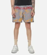 Valabasas Ghost Hands White Tapestry Shorts