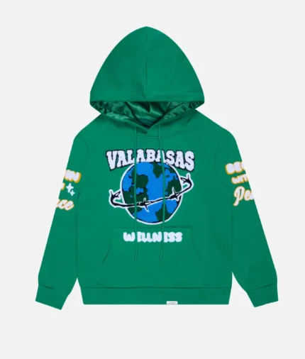 Valabasas Harmony Fleece Hoodie Green