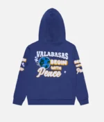 Valabasas Harmony Fleece Hoodie Navy Blue