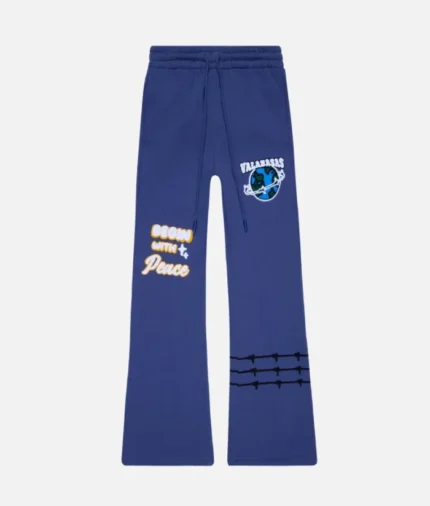 Valabasas Harmony Fleece Pants Navy Blue