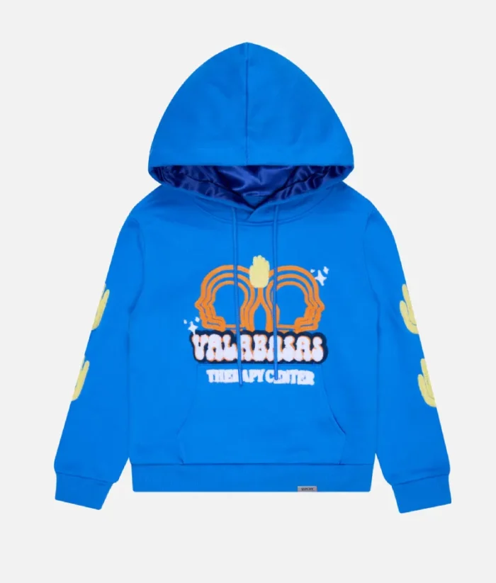 Valabasas Unity Carmine Blue Fleece Hoodie